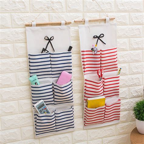 wall hanging organizer with pockets.